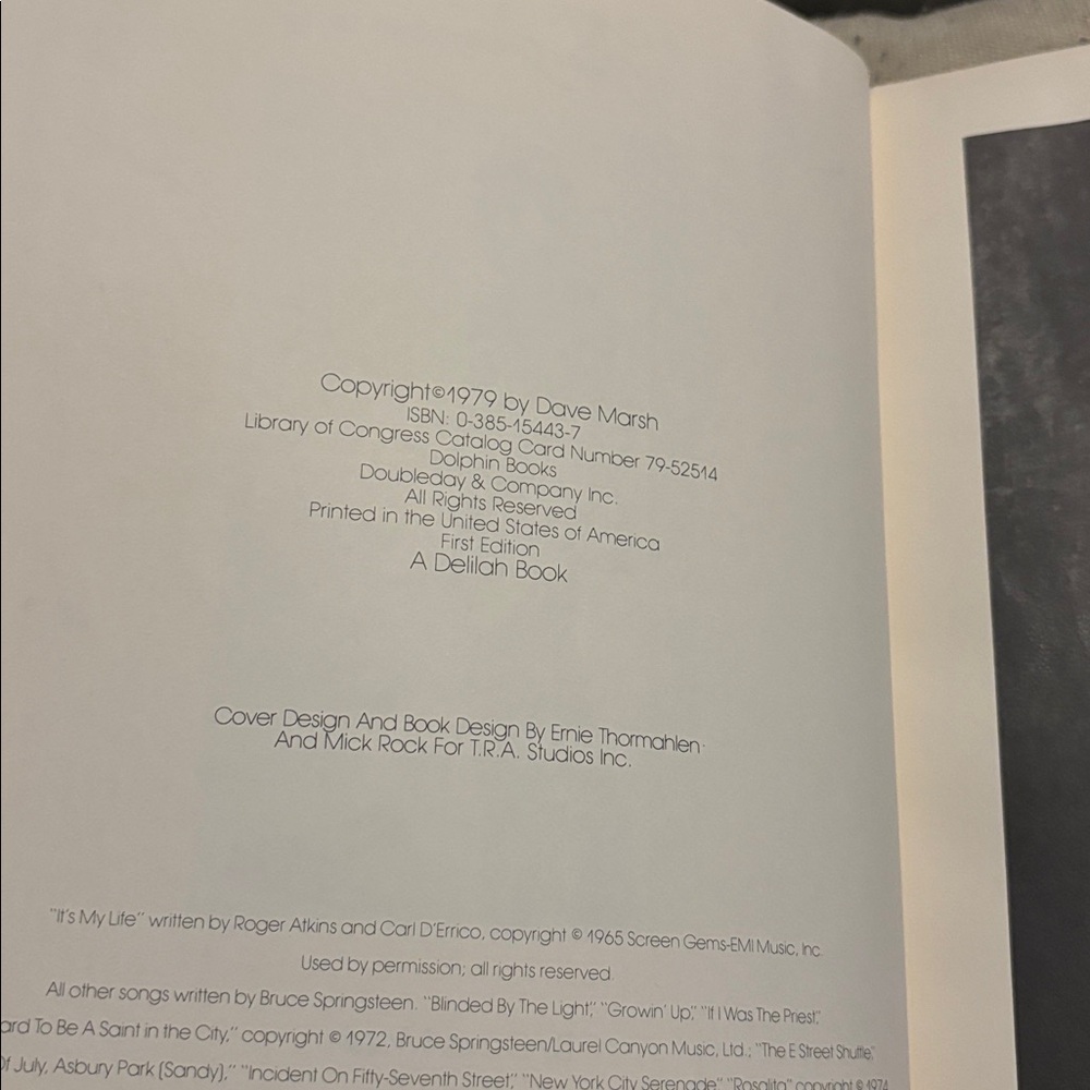 Born to Run the Bruce Springsteen story by Dave Marsh - Picture 4 of 6